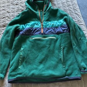 Cotopaxi fleece 1/4inch zip hoodie